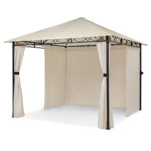Blumfeldt Mondo, pavilion de grădină, cort pentru petrecere, 295 x 262 x 295, oțel, poliester, bej imagine