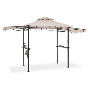 Blumfeldt Steakhouse Wings, pavilion, 244 x 260 x 152 cm, 160 g / m2, poliester, oțel, bej imagine