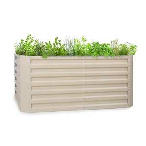 Blumfeldt Blum High Grow Straight, pat ridicat, 120 x 60 x 60 cm, 432 litri, oțel imagine