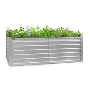 Blumfeldt High Grow Straight, ghiveci ridicat, 200 x 60 x 100 cm, 1200 l, oțel imagine