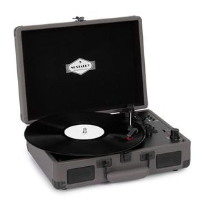 Auna Peggy Sue BT, gramofon, difuzor stereo, USB, BT, portabil imagine