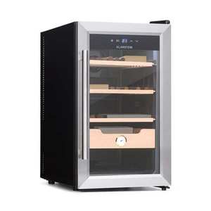 Klarstein El Presidente 48, Humidor pentru trabucuri, 48L, 3 sertare, 1 compartiment din lemn de cedru imagine
