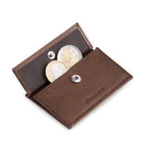 Slimpuro Coin Pocket cu card de protecție RFID pentru portofele ZNAP Slim Wallets 8 și 12, butonul de închidere imagine