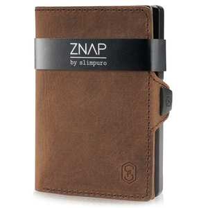 Slimpuro ZNAP, portofel subțire, 8 cărți, compartiment pentru monede, 8, 9 × 1, 5 × 6, 3 cm (L × Î × l), protecție RFID imagine