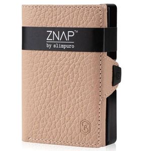 Slimpuro ZNAP, portofel subțire, 8 cărți, compartiment pentru monede, 8, 9 × 1, 5 × 6, 3 cm (L × Î × l), protecție RFID imagine