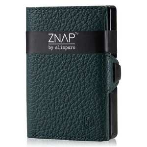 Slimpuro ZNAP, portofel subțire, 12 cărți, compartiment pentru monede, 8, 9 × 1, 8 × 6, 3 cm (L × Î × l), protecție RFID imagine