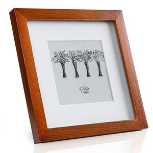 Casa Chic Bristol, ramă pentru fotografii, sticlă, 20 x 20 cm cu suport, lemn adevărat imagine