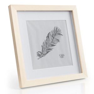 Casa Chic York, ramă pentru fotografii, pătrată, fotografii 25 × 25 cm, suport, sticlă imagine