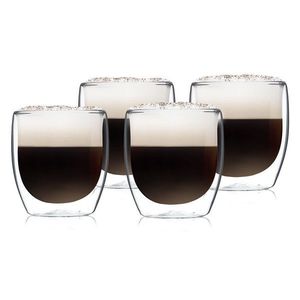 Klarstein Glaswerk Altino, sticlă termo cu pereți dubli, 250 ml, realizată manual, sticlă borosilicată imagine