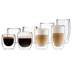 Klarstein Glaswerk Mirano, sticlă termo cu pereți dubli, set, realizată manual, sticlă borosilicată imagine