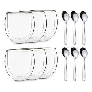 Feelino DUOS Jumbo pahar cu pereți dubli 310 ml inclusiv lingură imagine