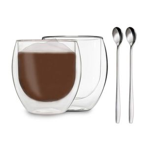 Feelino DUOS Jumbo pahar cu pereți dubli 410 ml inclusiv lingură imagine