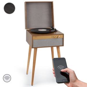 Auna Berklee TT Case, player gramofon, transmisie prin curea, 33 1/3, 45 și 78 RPM, difuzoare stereo imagine