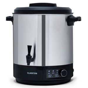 Klarstein Abbey 25, aparat pentru conservare, distribuitor de băuturi, 25 l, 100 °C, 180 min, oțel inoxidabil imagine