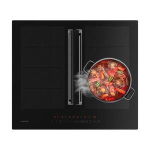 Klarstein Chef-Fusion Down Air System, plită cu inducție + hotă DownAir, 60 cm, 600 m³/h EEC A imagine