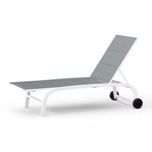 Blumfeldt Șezlong Lounger Limala XXL, șezlong, capacitate de greutate 160 kg, spătar reglabil în 5 poziții, roți imagine