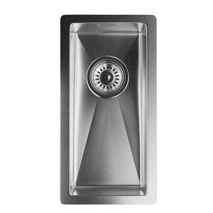 Klarstein TitanSteel Chiuvetă de bucătărie 45 x 23 cm (Lxl) cu suprafață rezistentă la rugină, zgârieturi și căldură imagine