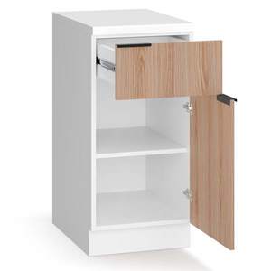 Blumfeldt WoodVista dulap cu sertare, Blat de lucru MDF robust, Uși cu închidere moale, Mânere din aluminiu imagine
