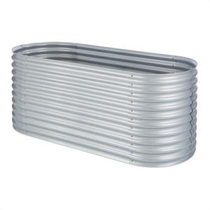 Blumfeldt HIGH GROW, argintiu, 2 M, ghiveci ridicat, aluminiu galvanizat imagine
