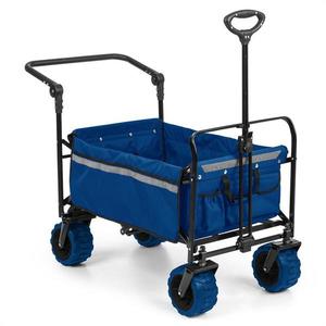 Waldbeck Easy Rider, cărucior de până la 70 kg, telescopic, pliabil, albastru imagine