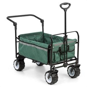 Waldbeck Easy Rider, cărucior de până la 70 kg, telescopic, pliabil, verde imagine