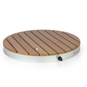 Blumfeldt Sumatra Breeze, RD, duș de grădină, WPC, aluminiu, Ø70, 4cm, rotundă imagine