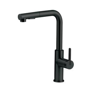 Baterie de chiuvetă cu cap de duș detașabil Deante BKM_N73M MOMI negru imagine