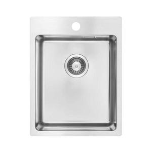 Chiuvetă de bucătărie Deante ZPO_010E OLFATO 50, 5x39 cm oțel periat imagine