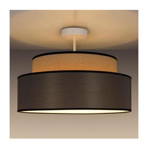 Plafonieră GRACE 1xE27/60W/230V bej/maro imagine