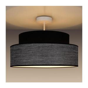 Plafonieră GRACE 1xE27/60W/230V negru/gri imagine