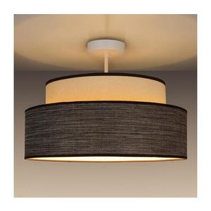 Plafonieră GRACE 1xE27/60W/230V crem/maro imagine