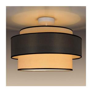 Plafonieră GRACE 1xE27/60W/230V crem/maro imagine