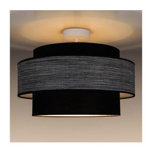 Plafonieră GRACE 1xE27/60W/230V negru/gri imagine