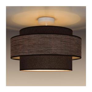 Plafonieră GRACE 1xE27/60W/230V maro/bej imagine