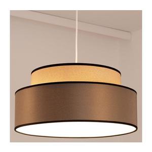 Lustră pe cablu GRACE 1xE27/60W/230V bej/maro imagine