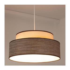 Lustră pe cablu GRACE 1xE27/60W/230V crem/maro imagine