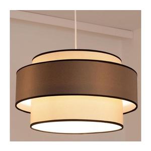 Lustră pe cablu GRACE 1xE27/60W/230V crem/maro imagine