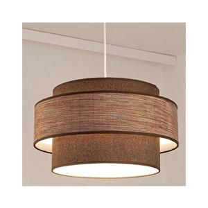 Lustră pe cablu GRACE 1xE27/60W/230V maro/bej imagine