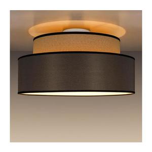 Plafonieră GRACE 1xE27/60W/230V bej/maro imagine