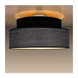 Plafonieră GRACE 1xE27/60W/230V negru/gri imagine