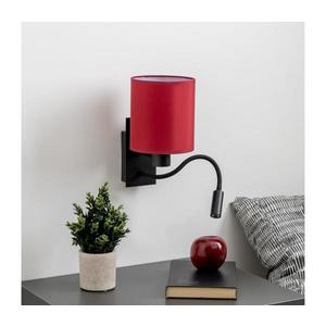 Lampă LED de perete Brilagi NUBILA 1xE27/25W/230V + LED/3W negru/roșu Pompeian imagine