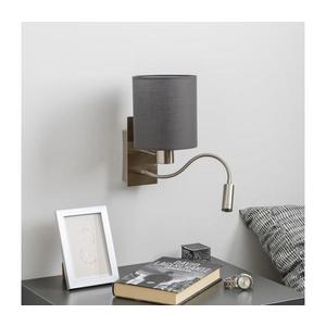 Lampă LED de perete Brilagi NUBILA 1xE27/25W/230V + LED/3W crom/antracit imagine