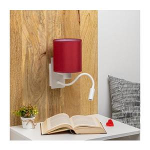 Lampă LED de perete Brilagi NUBILA 1xE27/25W/230V + LED/3W alb/roșu Pompeian imagine