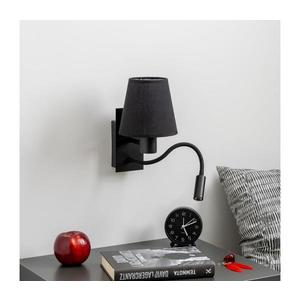 Lampă LED de perete Brilagi NUBILA 1xE27/25W/230V + LED/3W negru imagine