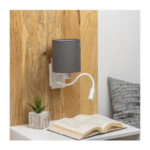 Lampă LED de perete Brilagi NUBILA 1xE27/25W/230V + LED/3W alb/antracit imagine