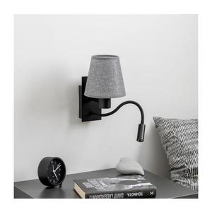 Lampă LED de perete Brilagi NUBILA 1xE27/25W/230V + LED/3W negru/gri imagine