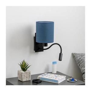 Lampă LED de perete Brilagi NUBILA 1xE27/25W/230V + LED/3W negru/albastru închis imagine