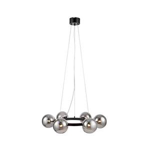 Lustră pe cablu CIRCLE 6xG9/20W/230V neagră Markslöjd 108051 imagine