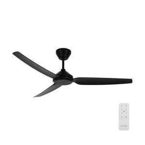 lator de tavan Lucci air 21616349 POLIS IP55 negru + telecomandă imagine