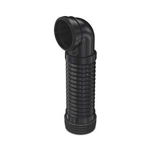 Racord flexibil pentru vas de toaletă suspendată Bruckner 90° 20, 5-37 cm negru imagine